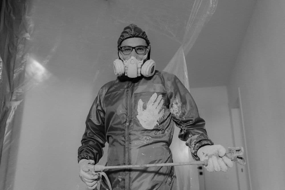 Spuitwerk: Voordeur spuitwerk